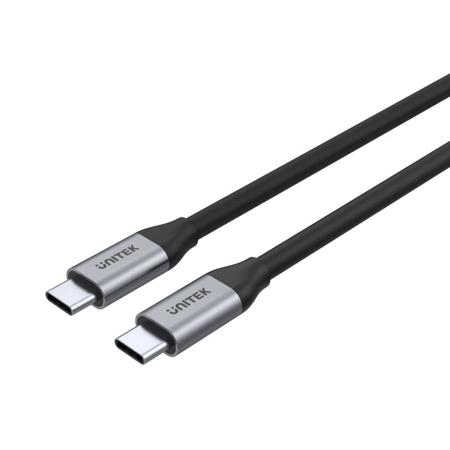 UNITEK C14091ABK 2M FULL-FEATURED TYPE-C CABLE SUPPORTING 4K @60HZ, 5GBPS DATA TRANSFER AND MAX. ...
