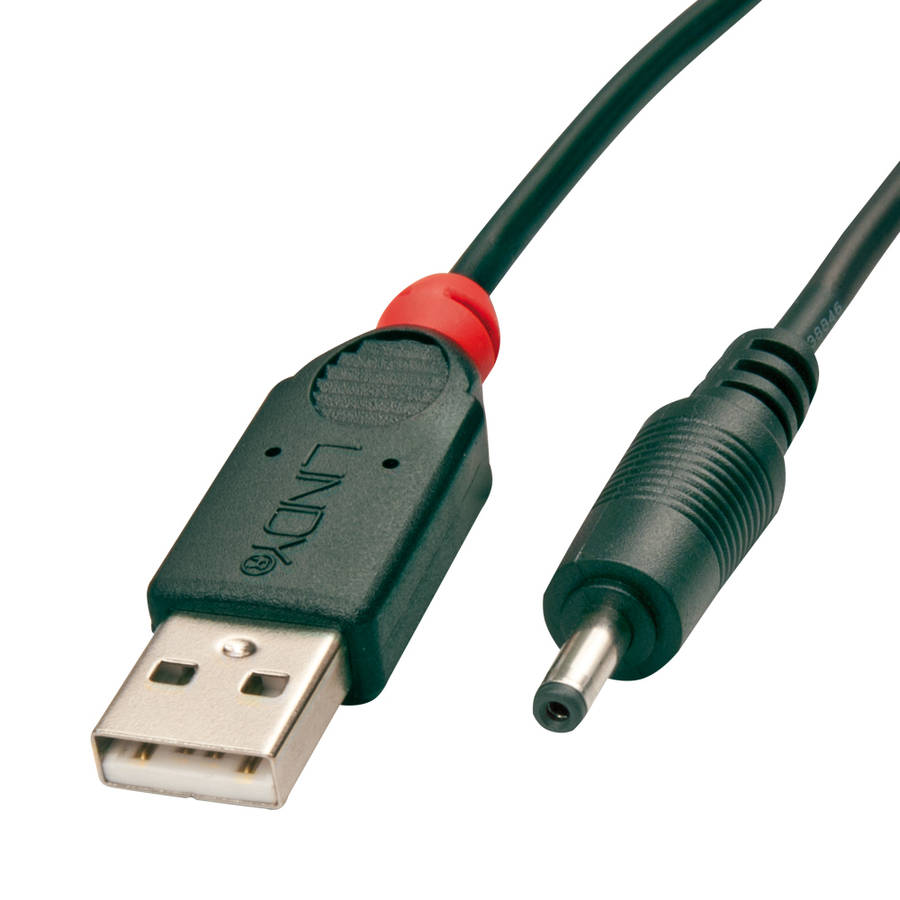 LINDY 1.5M USB TO 1.3MM/3.5MM DC ADAPTER (70266)