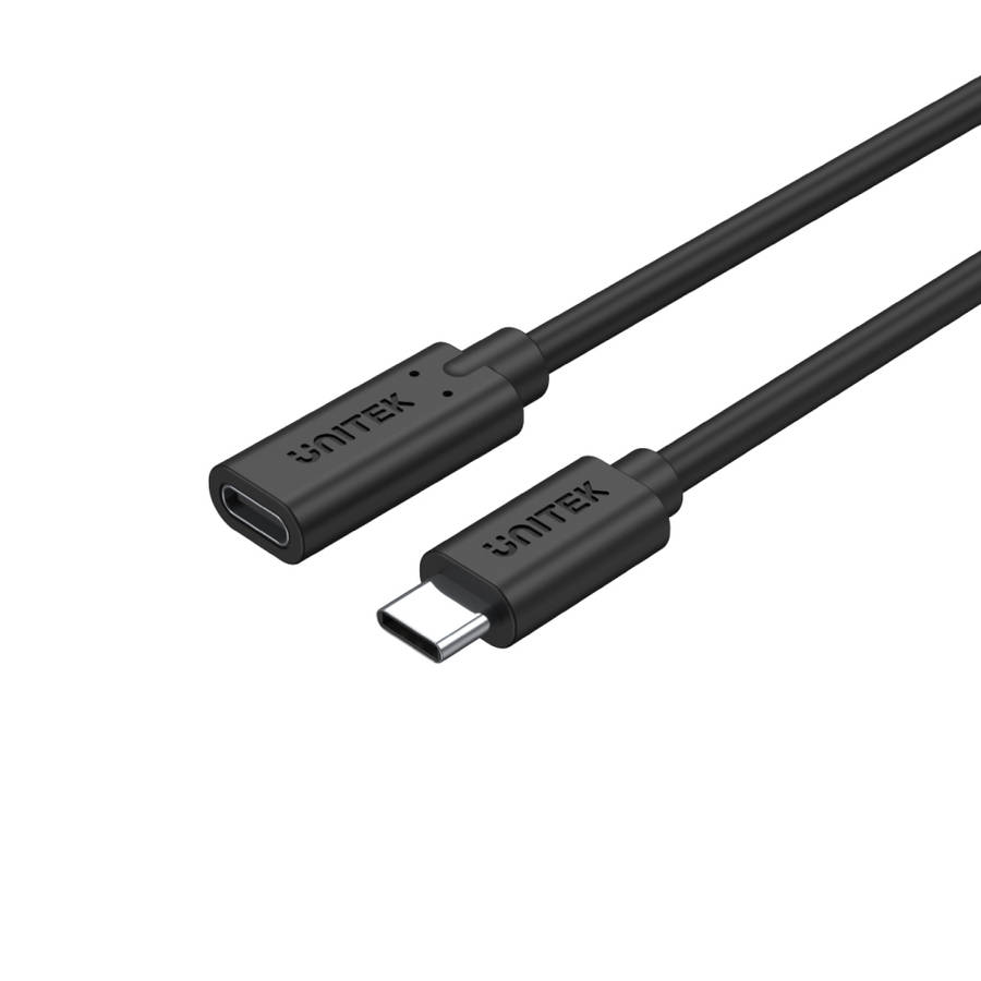 UNITEK 0.5M USB3.2 TYPE-C, M-F EXT CABLE(C14086BK)