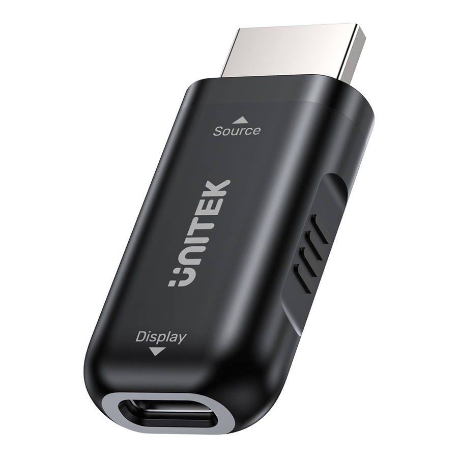 UNITEK V1187B HDMI TO USB TYPE-C ADAPTER - 4K @60HZ, UNIDIRECTIONAL