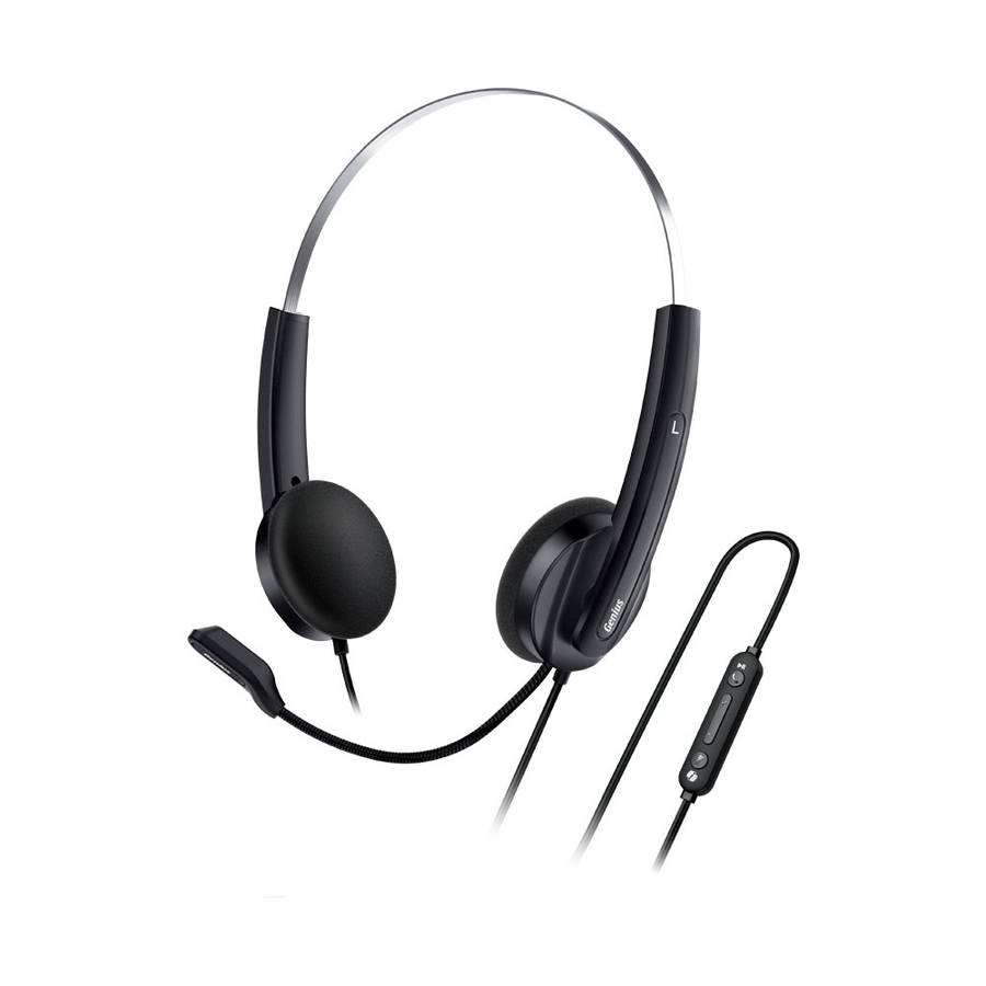 GENIUS USB HEADSET 220U AI BLK USB-C,2.4M