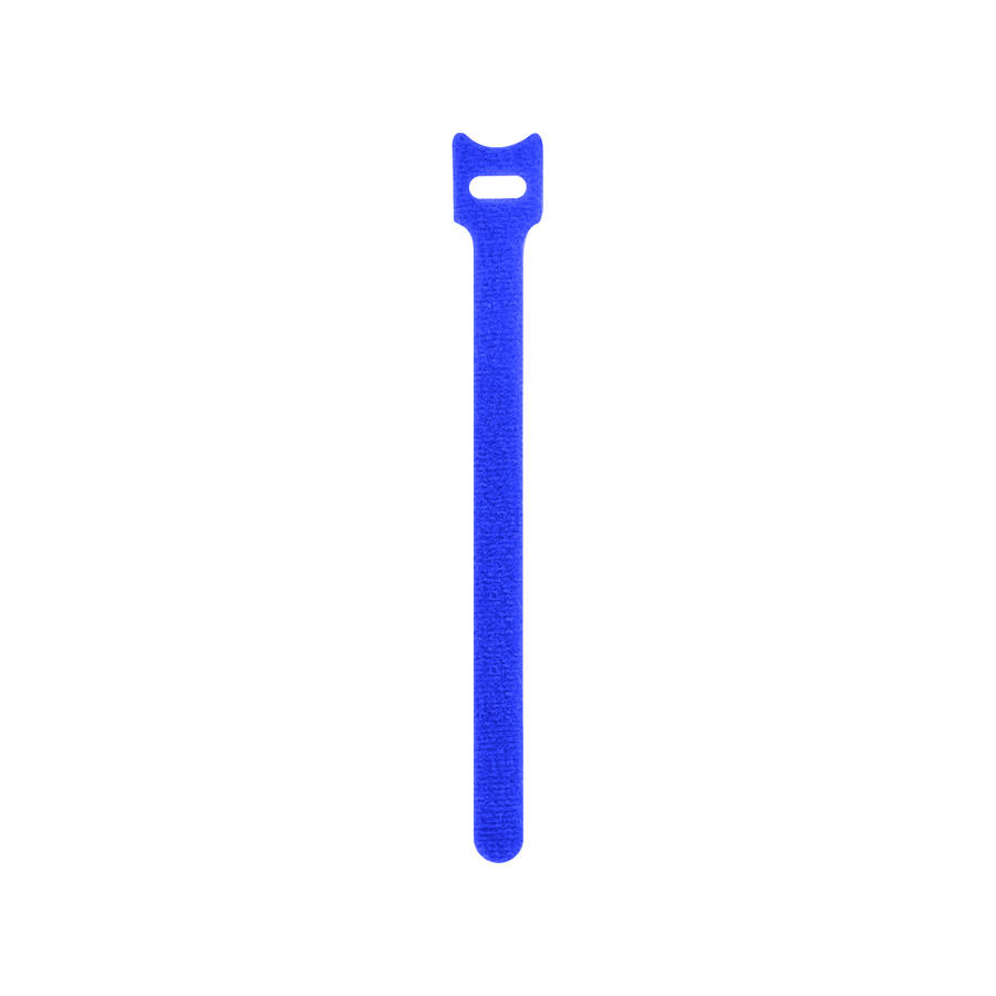 HOOK&amp;LOOP WRAP STRAP 12X200MM BLUE(1PKT OF 100)