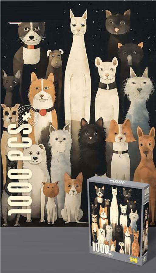1000PC ELEGANT CAT PUZZLE