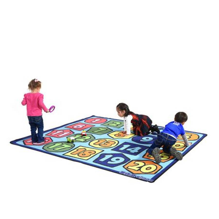 Numbers Non-Slip Carpet - 240cm x 200cm