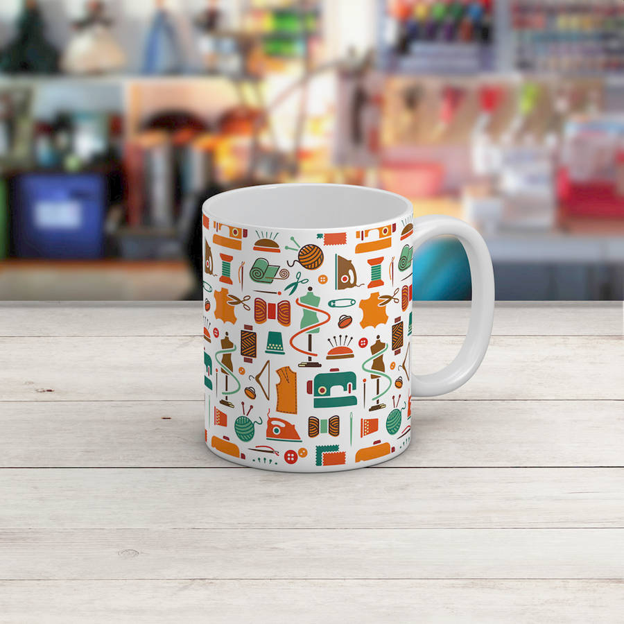 Sewing Coffee Mug  Sewing Collage