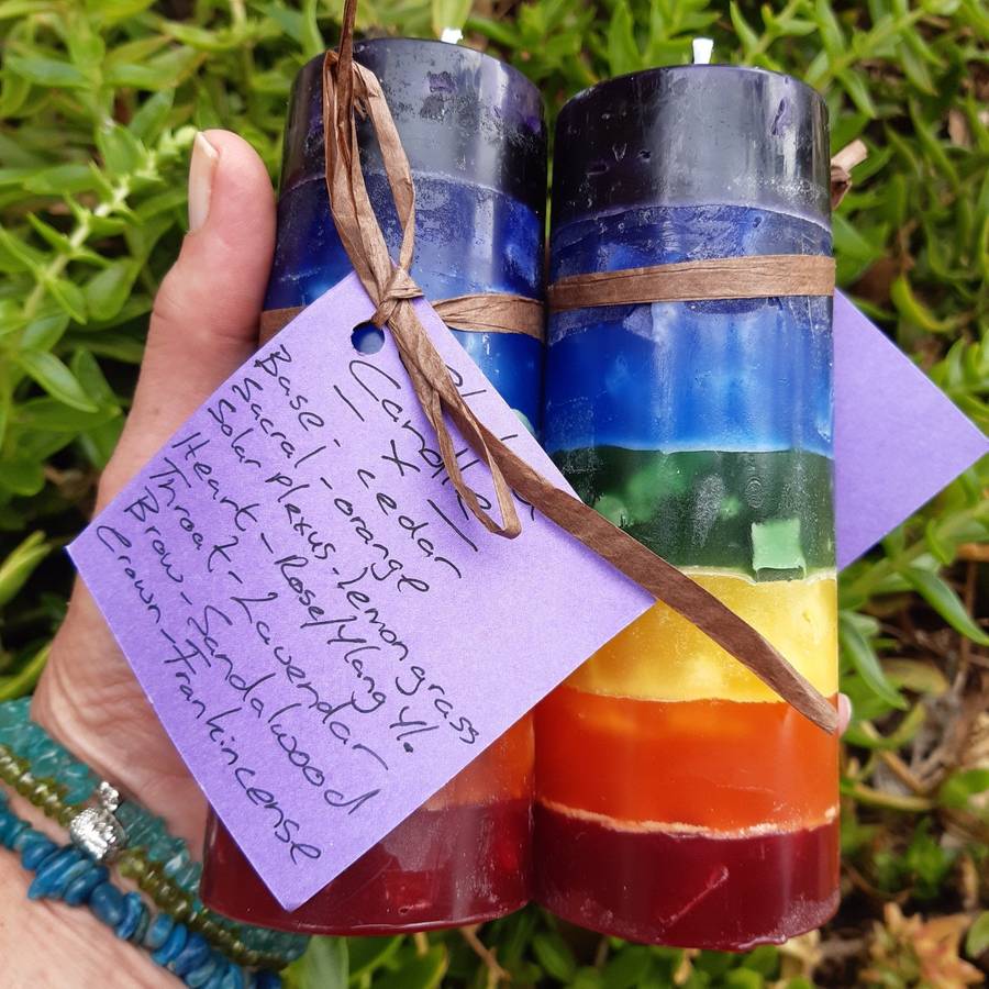 Chakra Candle with Essential Oils