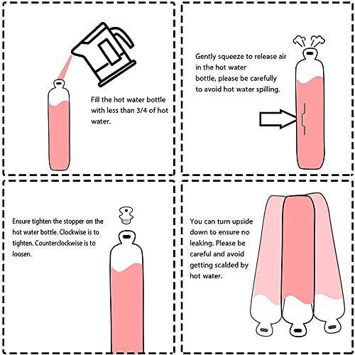Long hot water bottle - Brown