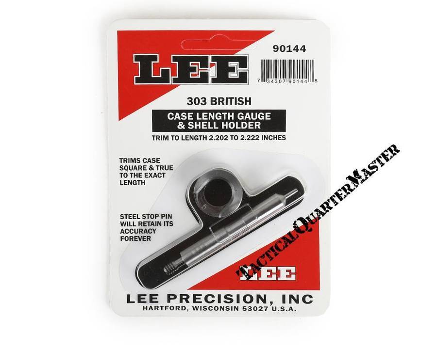 Lee case length gauge and shell holder-303