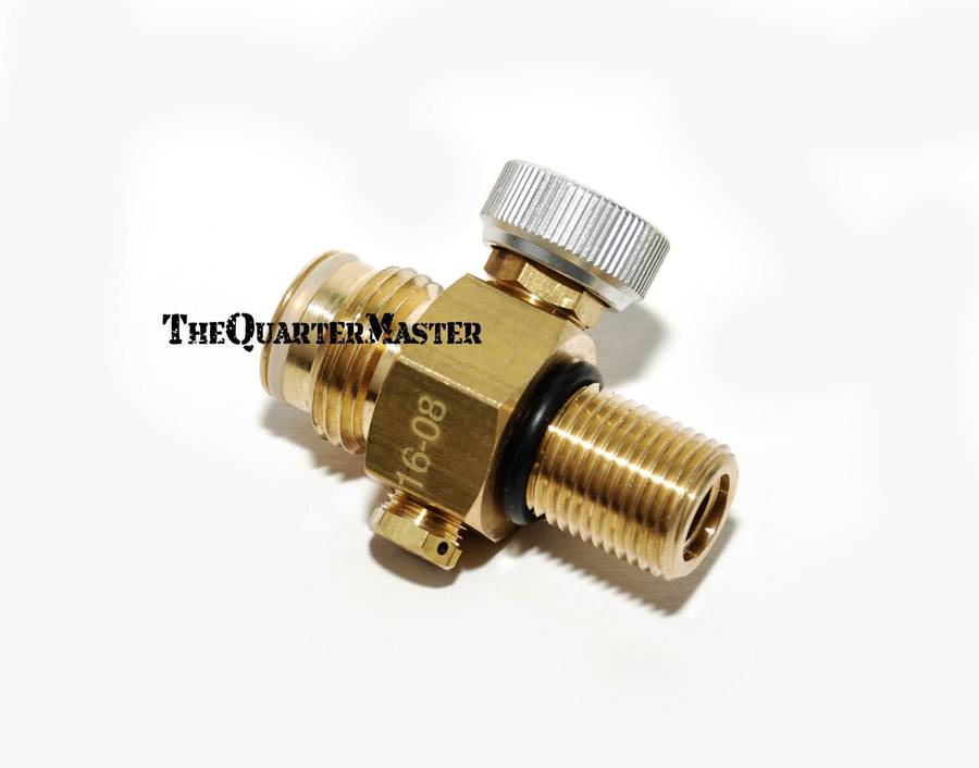 Brass CO2 Shut Off Valve