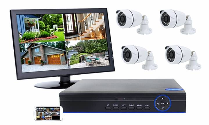 4 Channel AHD CCTV Kit with Internet & 4G Viewing