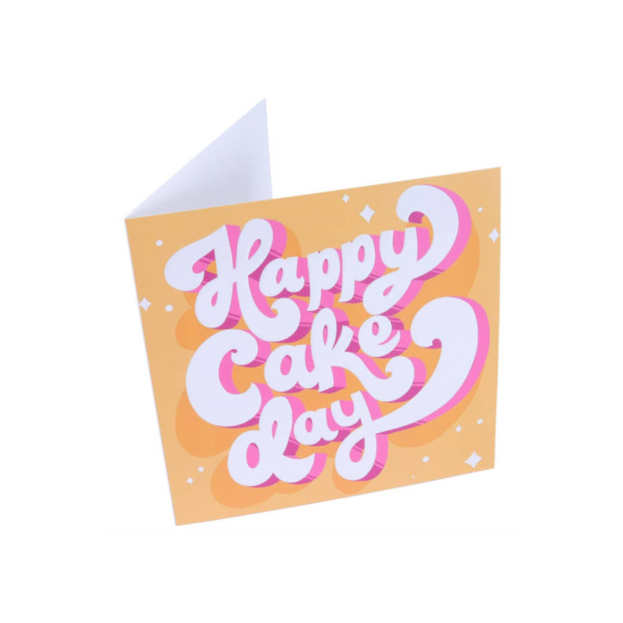 PME Greetings Cards with Envelope for Cakes - Happy Cake Day