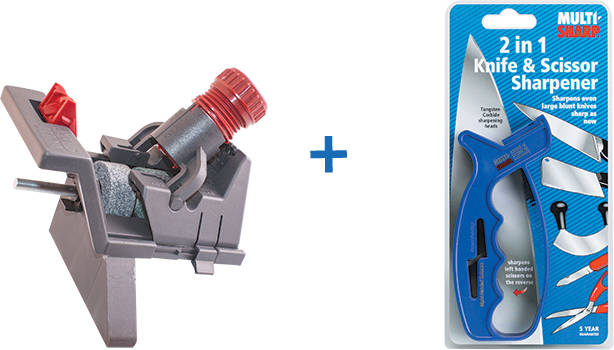 DRILL BIT SHARPNER + 1 FREE KNIFE SHARPENER (MS2001 + MS1901)
