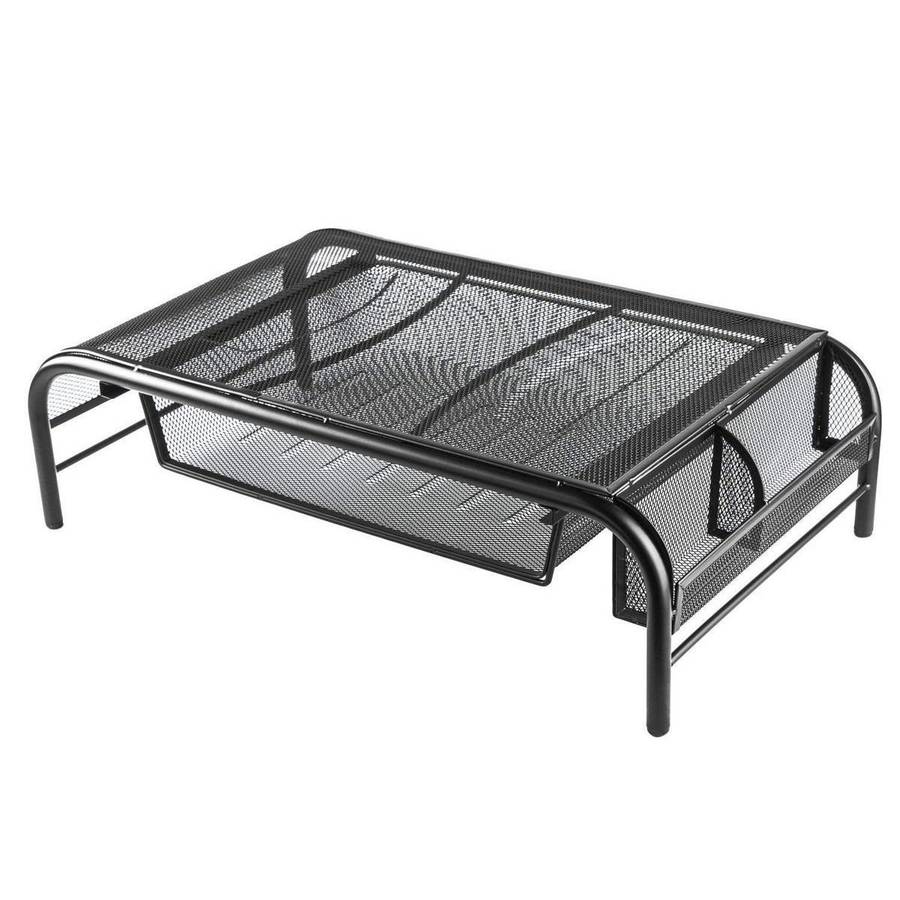 Mesh Monitor Laptop Stand Riser Desk