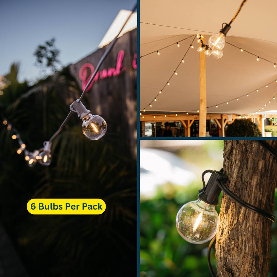 Classic Bulb G40 LED E12 0.8W 6 Pack Replacement Light