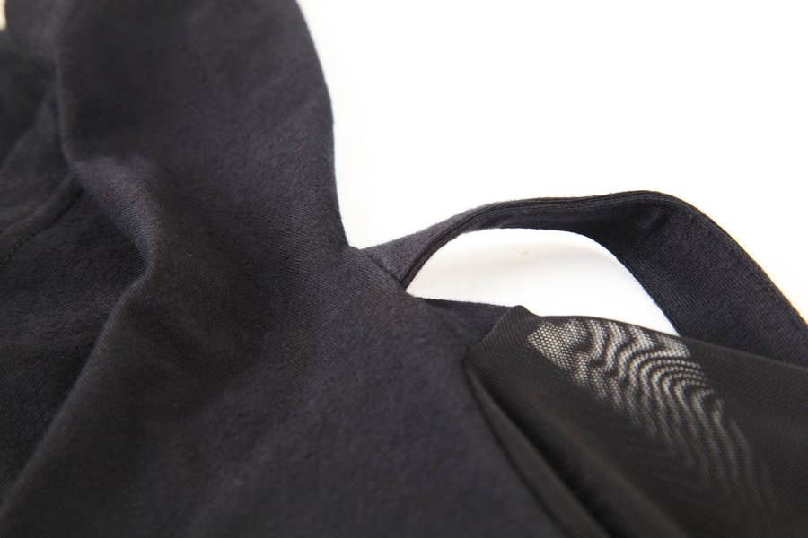 Dark Fashion T-Shirt With Big Hood