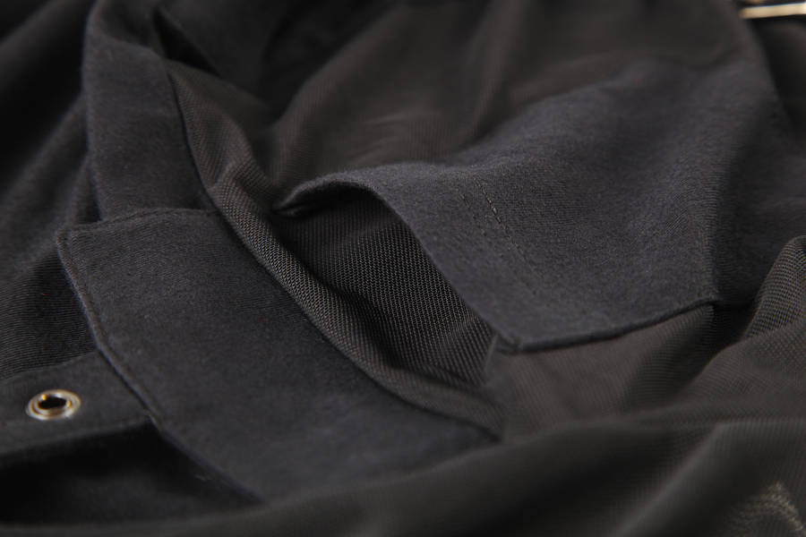 Dark Fashion T-Shirt With Big Hood