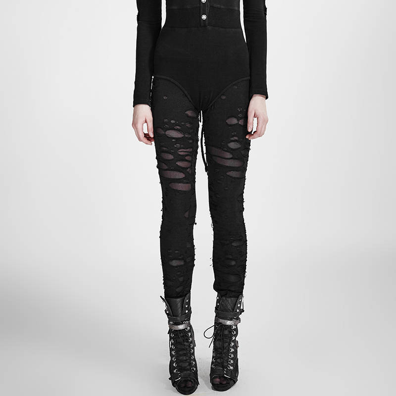 Broken Mesh Leggings