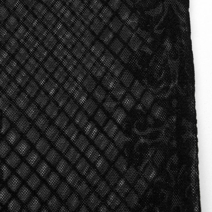 Elegant Pattern Mesh Shirt