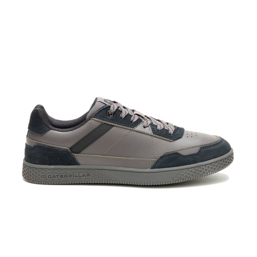 CAT PAUSE RETRO - Dark Gull Grey/Black Jazz Suede