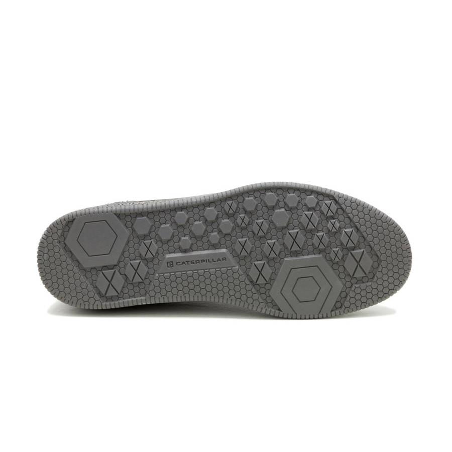 CAT PAUSE RETRO - Dark Gull Grey/Black Jazz Suede