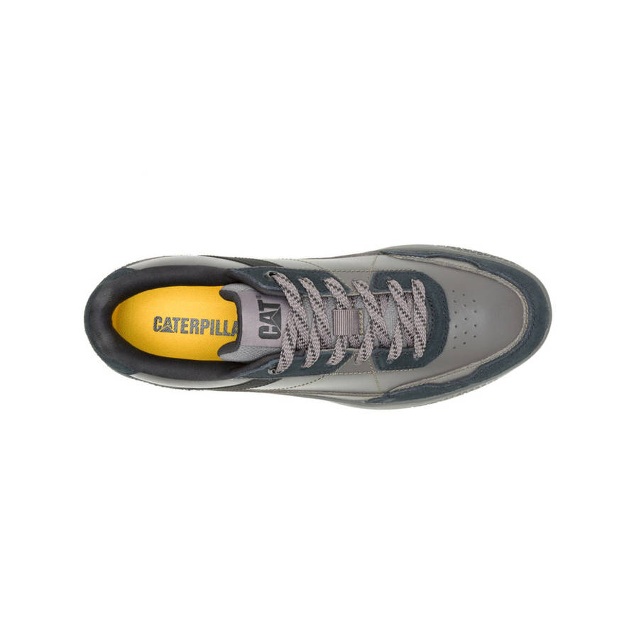 CAT PAUSE RETRO - Dark Gull Grey/Black Jazz Suede