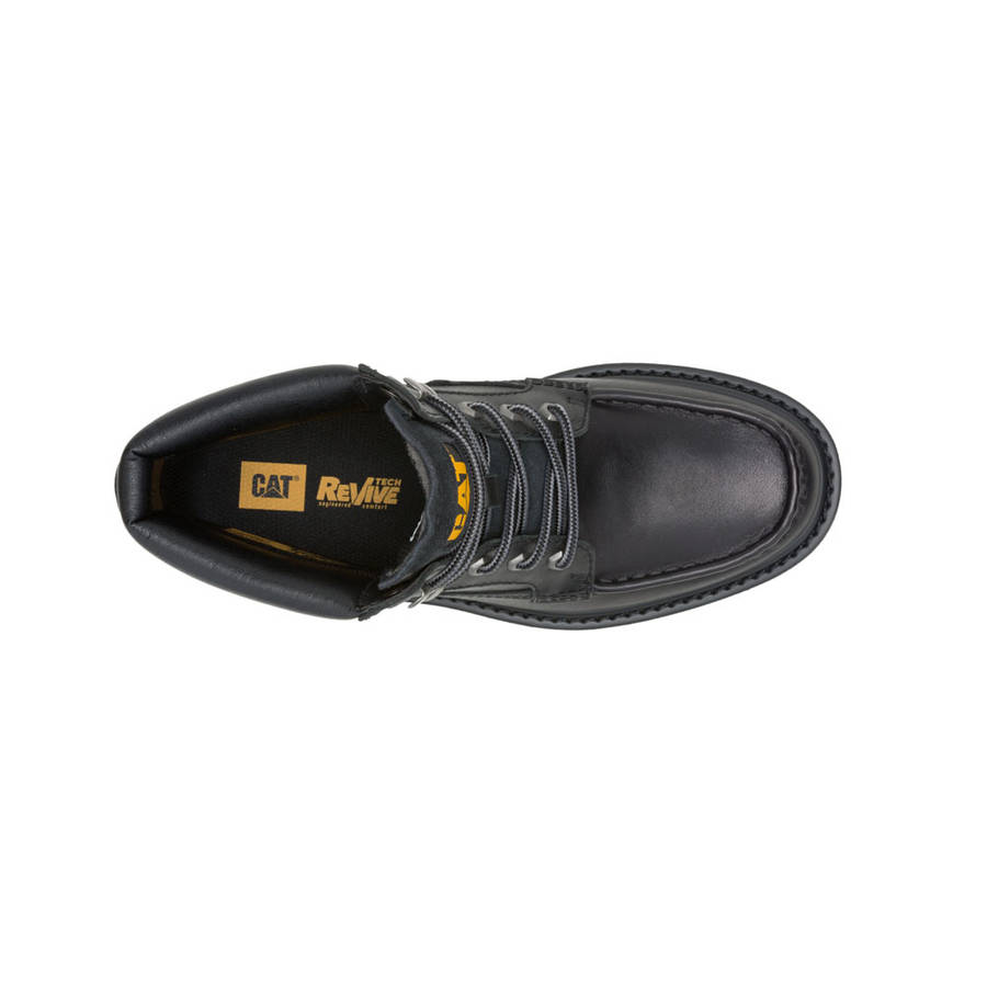 CAT Colorado Moc Toe- Black
