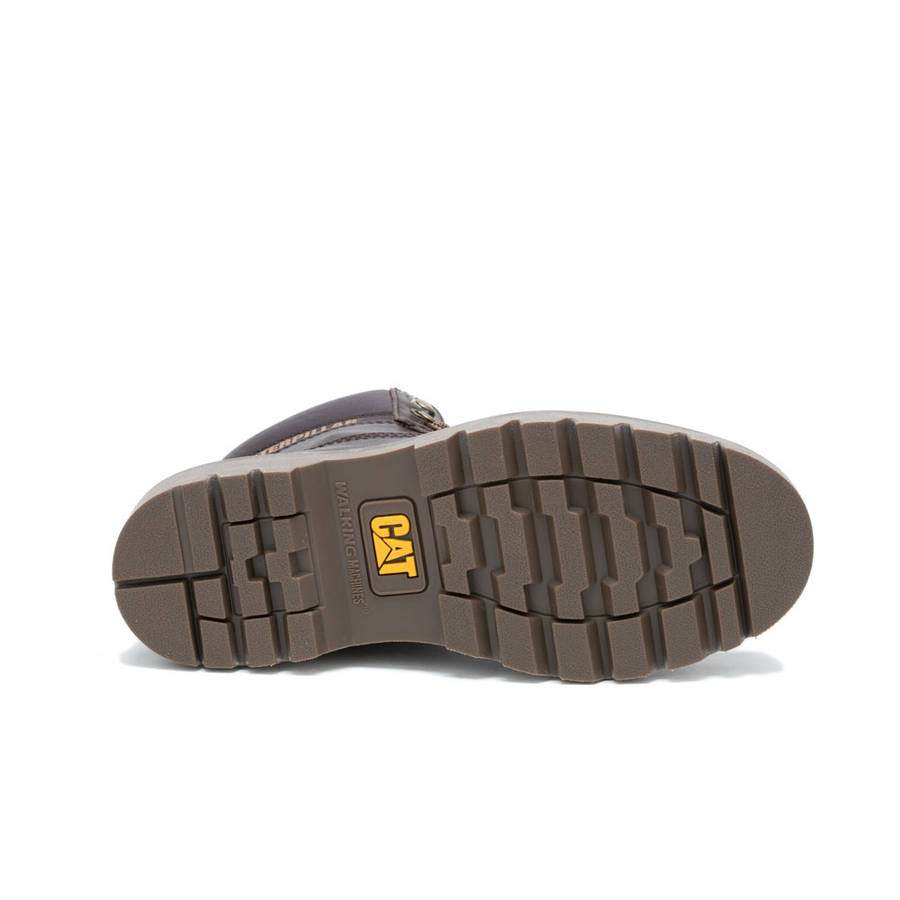 CAT Colorado Moc Toe- Dark Brown