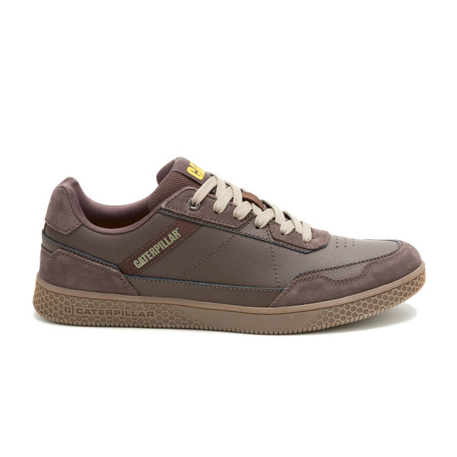CAT Pause Retro Leather-Dark Brown