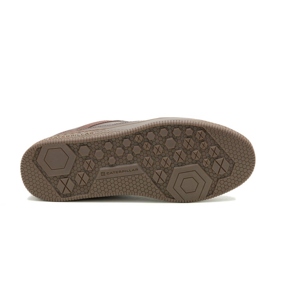 CAT Pause Retro Leather-Dark Brown