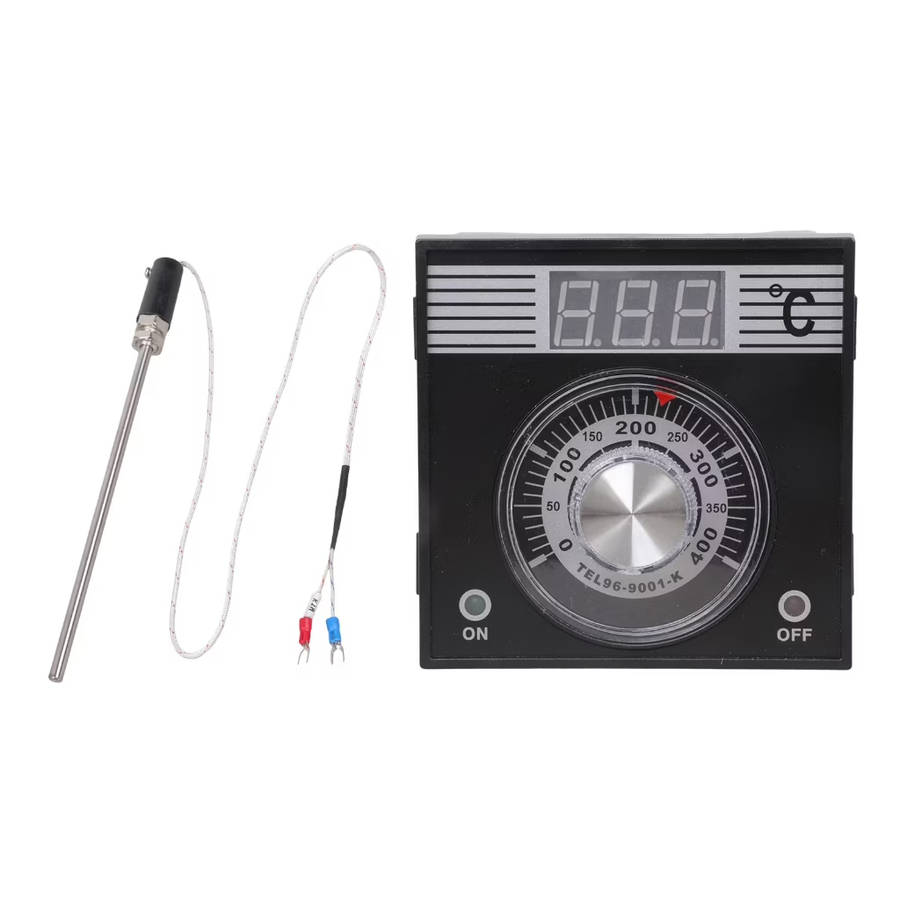 Oven Temperature Controller (Type K)  96x96mm with Probe