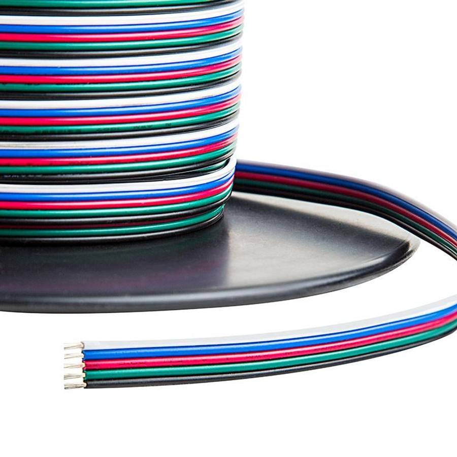 5-Core | 5-Pin Cable for RGBW LED Strip Lighting