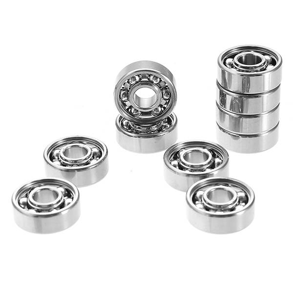 10pcs 606 6x17x6mm Ball Bearings Bearing Steel Bearing for Fidget Spinner