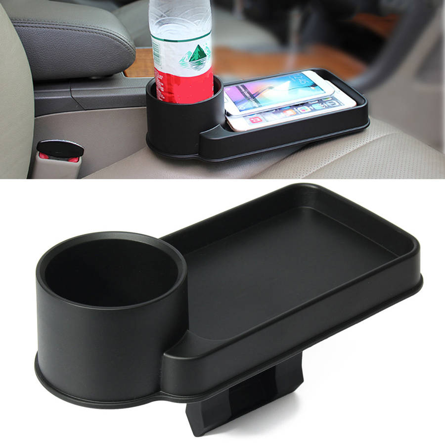 Durable Black Cup Bottle Holder Drink Beverage Seat Wedge Car Auto Truck Mount