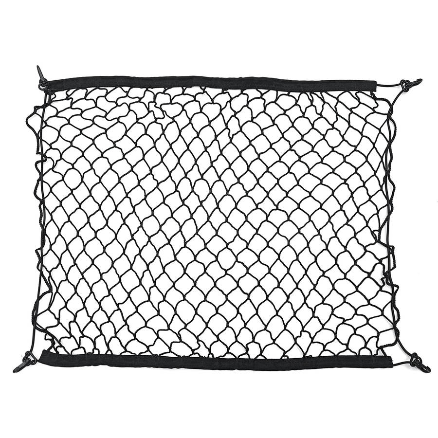 Universal 70X70cm PP Car Rear Trunk Storage Net Rear Cargo Elastic Mesh Organiz