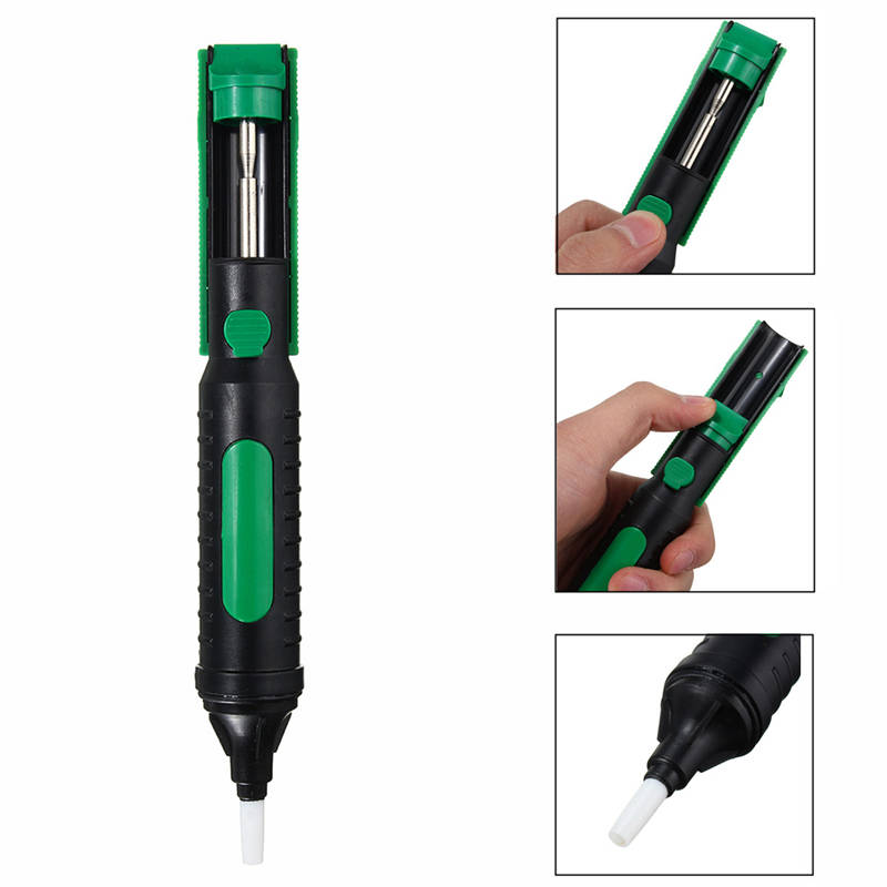 Manual Solder Sucker Desoldering High Vacuum Pump Irons Removal Remover Tool