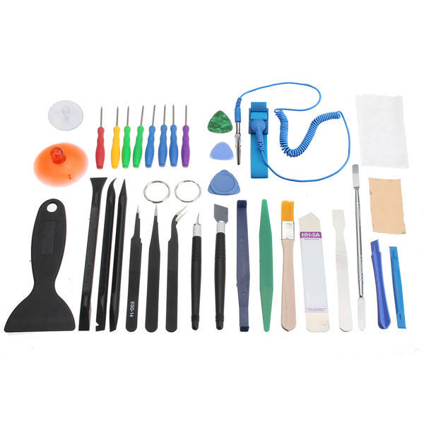 34Pcs Universal Screen Removal Professional Opening Repair Tool Kit Pry For Tab