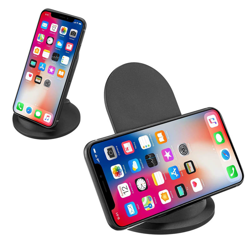 Wireless Qi Fast Charger Stand Pad For iPhone 8/8P iPhone X Galaxy S8/ S8+ Phone