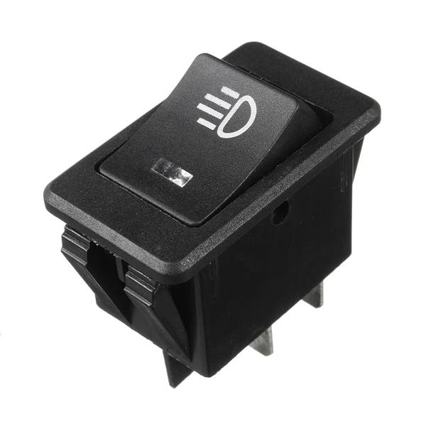 35A 12V DC 4 Pins Universal Fog Light Rocker Switch