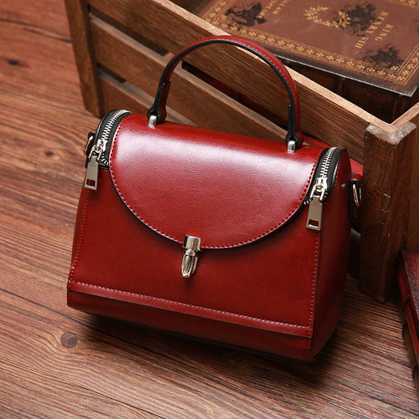Women Genuine Leather Designer Handbag Shoulder Bag Lady Purse