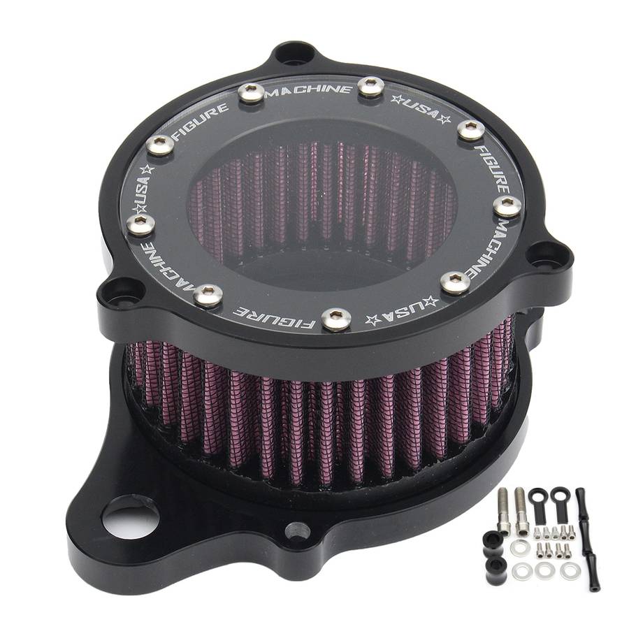 Air Cleaner Intake Filter Aluminum For Harley Davidson XL883 1200 2004-2015