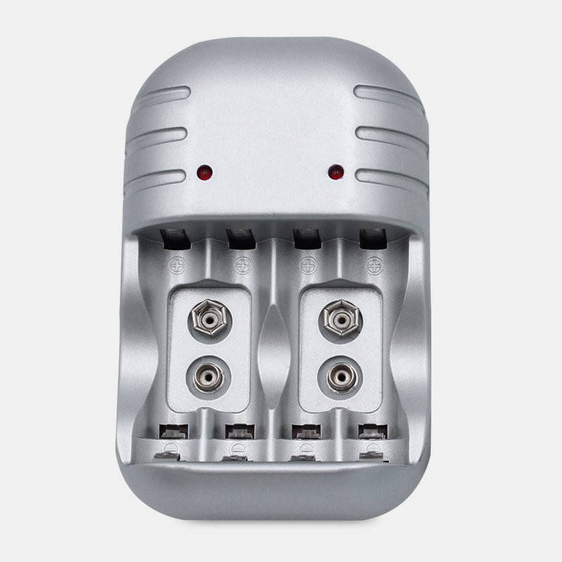 Four Slots Universal Charger Can Charge AAA AA Battery 9V Rechargeable Nickel C