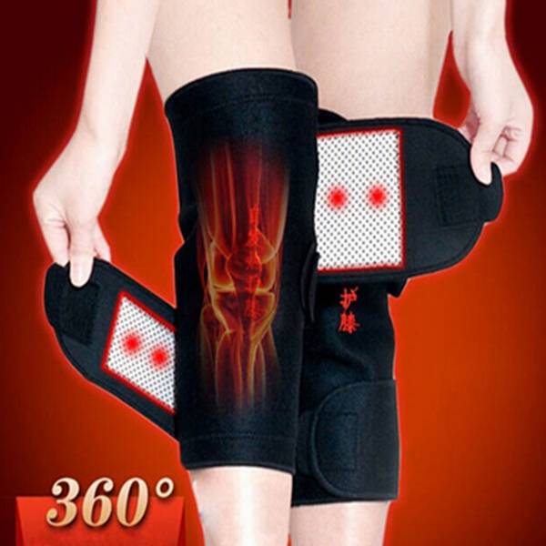 Tourmaline Self Heating Heated Thermal Magnetic Therapy Knee Support Brace Pad
