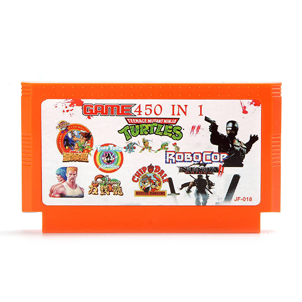 450 in 1 8 Bit Game Cartridge Ninja Turtles for NES Nintendo FC