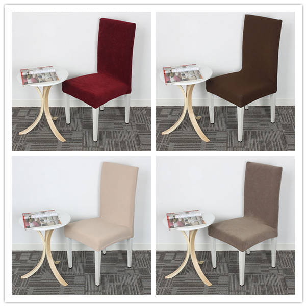 4 Colors Stretch Chair Cover Removable Washable Seat Protector Home Kitchen Dec