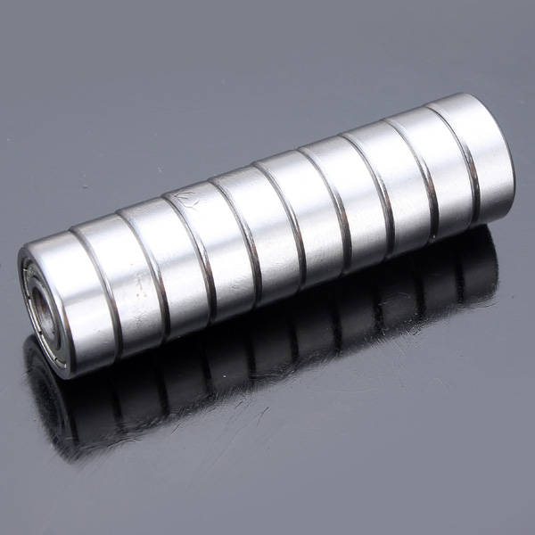 10pcs 5x14x5mm Steel Sealed Shielded Deep Groove Ball Bearings 605zz