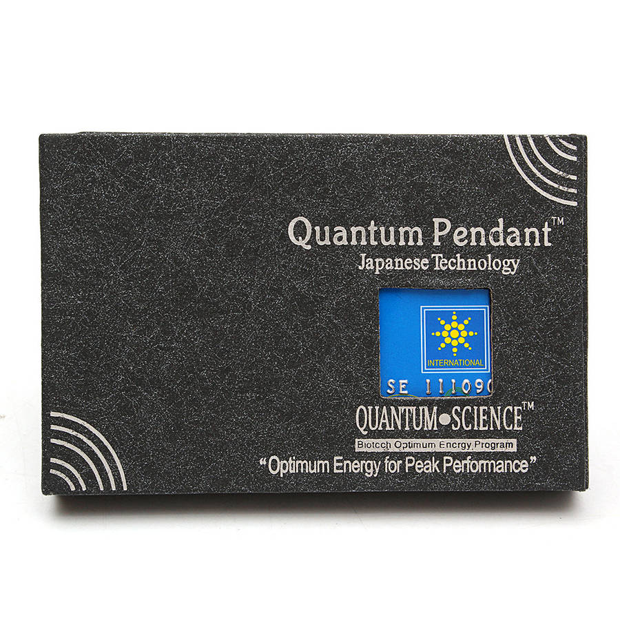Powerful Quantum Scalar Energy Pendant Necklace Health Balance Magnetic Shield