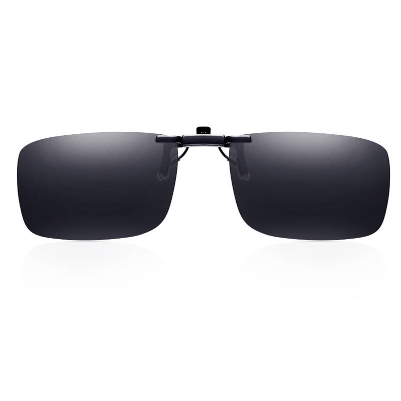 SM009 Zinc Alloy TAC Polarized Clip on Sunglasses Elastic Durable Design Fashio