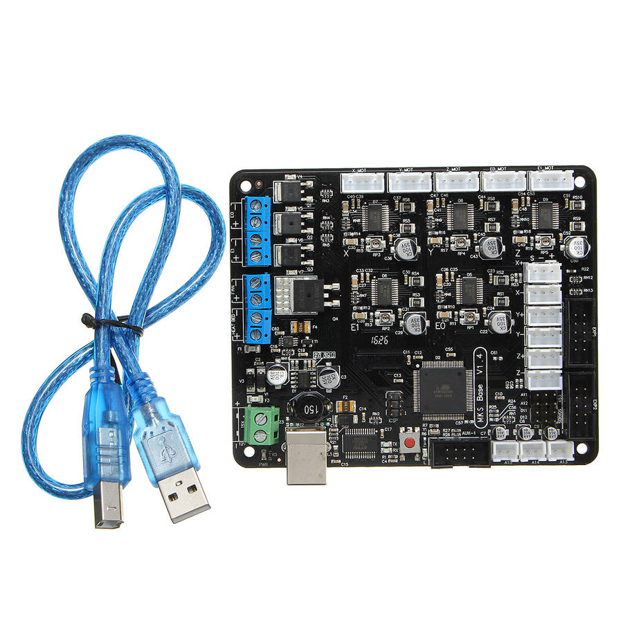 MKS Base V1.4 3D Printer Controller Board Replace Ramps 1.4 + Mega 2560 + A4988