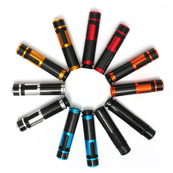 7/8Inch Motorcycle Handlebar Grip Carbon Fiber Throttle