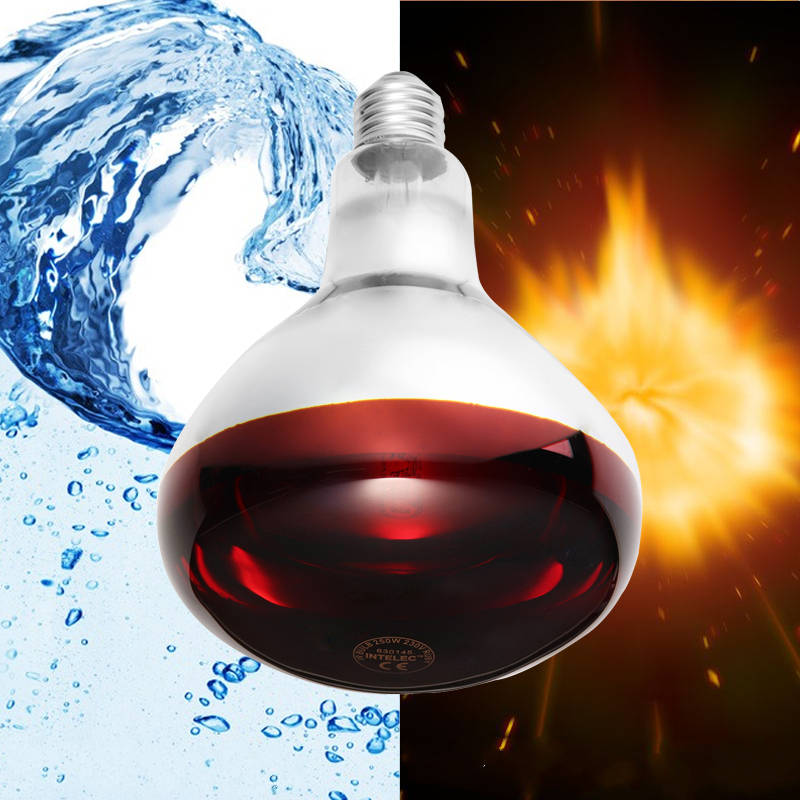 E27 100W 150W 175W 250W Smart Infrared LED Light Pets Bulb Poultry Heat Lamp AC